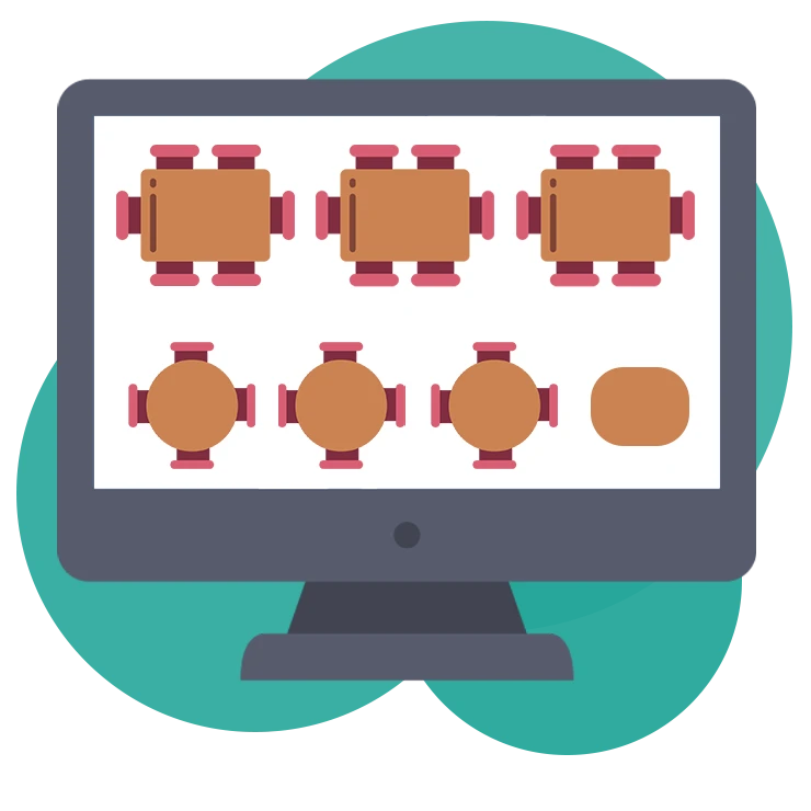 Restaurant table layout